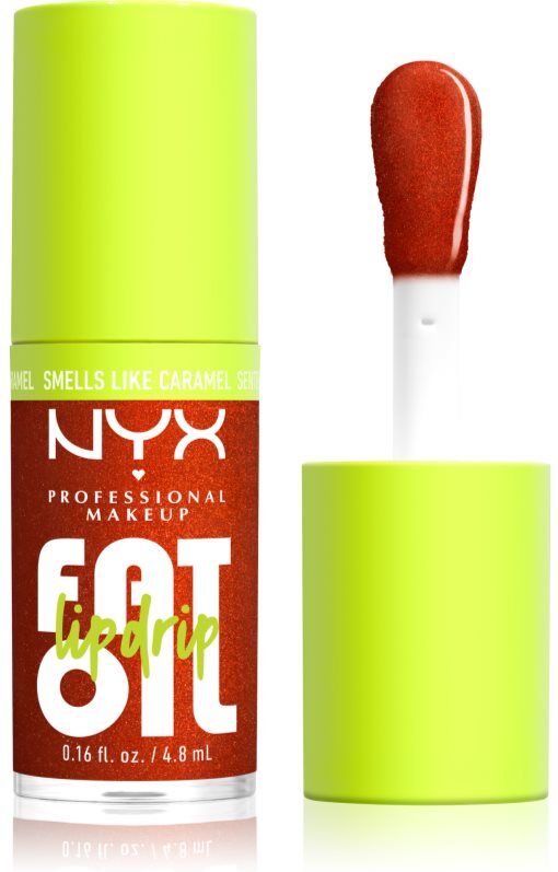NYX Professional Makeup Fat Oil Lip Drip lip oil shade Caramelt Mami 4.8 ml