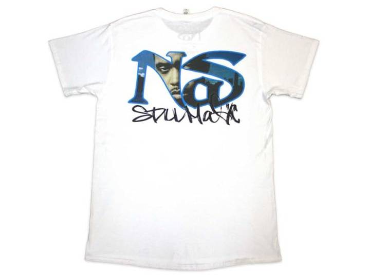 Nas Still City Infill T Shirt S