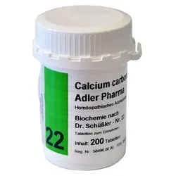 Biochemie Adler 22 Calcium Carbonicum D12 Adler Ph 200 ST