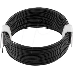 ECON KL004SW10 - Kupferlitze 1x0,04qmm schwarz