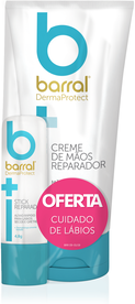 Barral Creme de Mãos Reparador e Stick Labial 75 ml + 4,8 gr