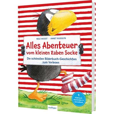 Der kleine Rabe Socke: Alles Abenteuer vom kleinen Raben Socke, Gebundene Ausgabe von Nele Moost, Esslinger in der Thienemann-Esslinger Verlag GmbH,
