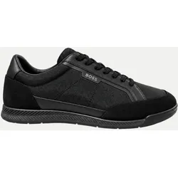 Sneakers Nitan mit Veloursleder-Besatz Schwarz 43