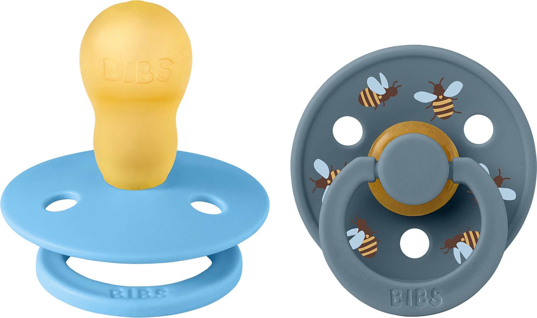 BIBS Pacifier Studio Colour 2-pak Bumblebee Breeze Mix Size 3 2 stk