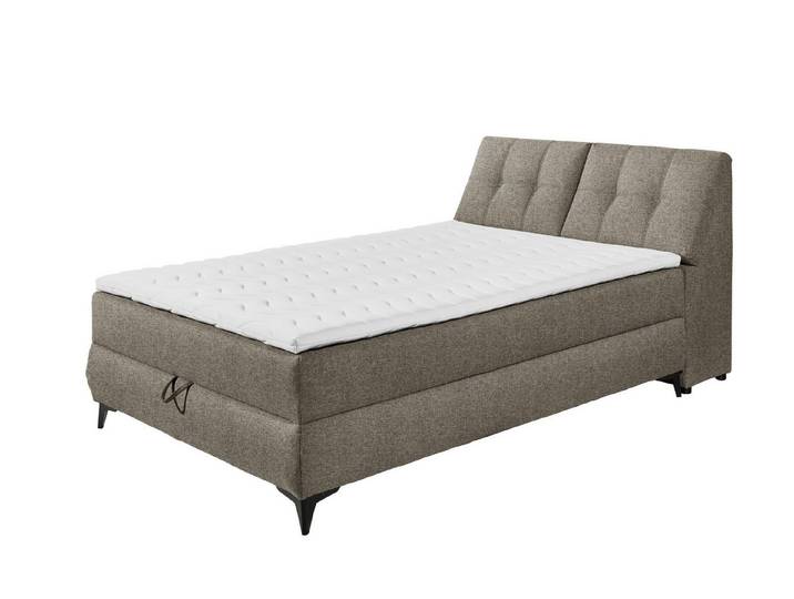 freiraum Boxbett ATLANTIS 6, 140x200 cm Liegefläche, Bezug in espresso - 145x102x240cm (BxHxT)