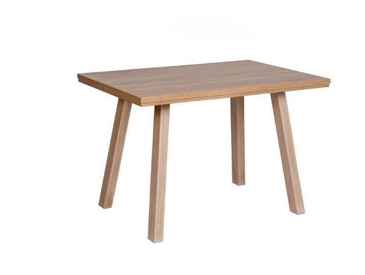 kundler home Esstisch 'Der Klassische' 110x70cm, Füße Massivholz, Tisch Eiche Premiumdekor