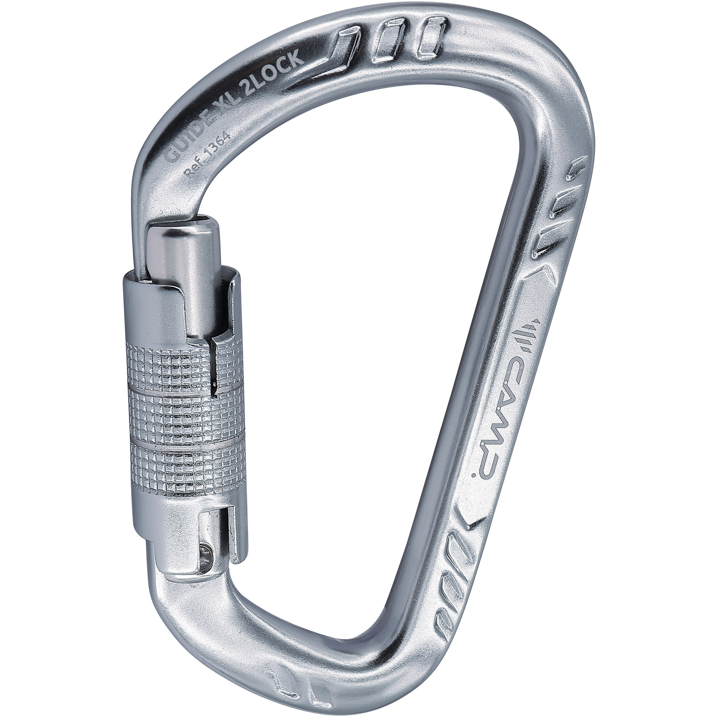 Camp Guide XL 2Lock Karabiner Karabiner grau Alpinklettern
