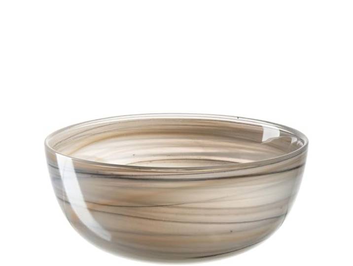 LEONARDO HOME Alabastro 026786 Lot de 4 bols uniques en verre d'albâtre essoré\, texture organique\, bols esthétiques avec surface lisse\, diamètre 14 cm\, multicolore