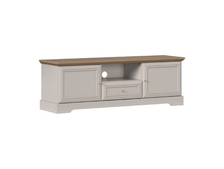 ROYAL24_MARKT TV-Schrank Castello TV-Lowboard im Landhausstil mit Schubladen und Stauraum (TV-Lowboard, Premium - Castello) Beste – Klassisch – Zeitlos