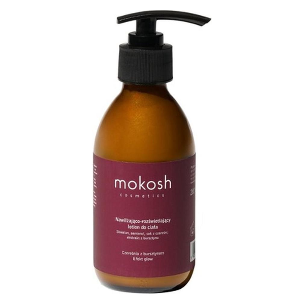 Mokann Cosmetics Moisturizing And Illuminating Body Lotion With Glow Effect Cherry With Amber 200ml (Körperlotion, 200 ml) (OTHER)