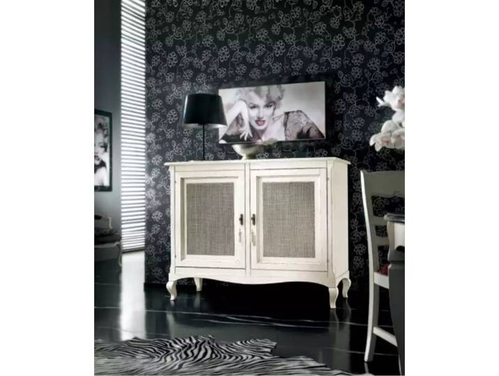 JVmoebel Sideboard Elegante weiße Holzkommode mit viel Stauraum und zeitloser Eleganz (Sideboard), Made in Europa