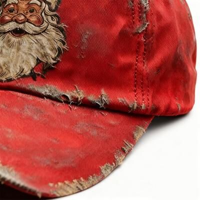 Market Central Christmas Santa Claus Baseball Hat Funny Vintage Holiday Unisex Cap Christmas Santa Claus Baseball Hat Funny Vintage Holiday Unisex Cap