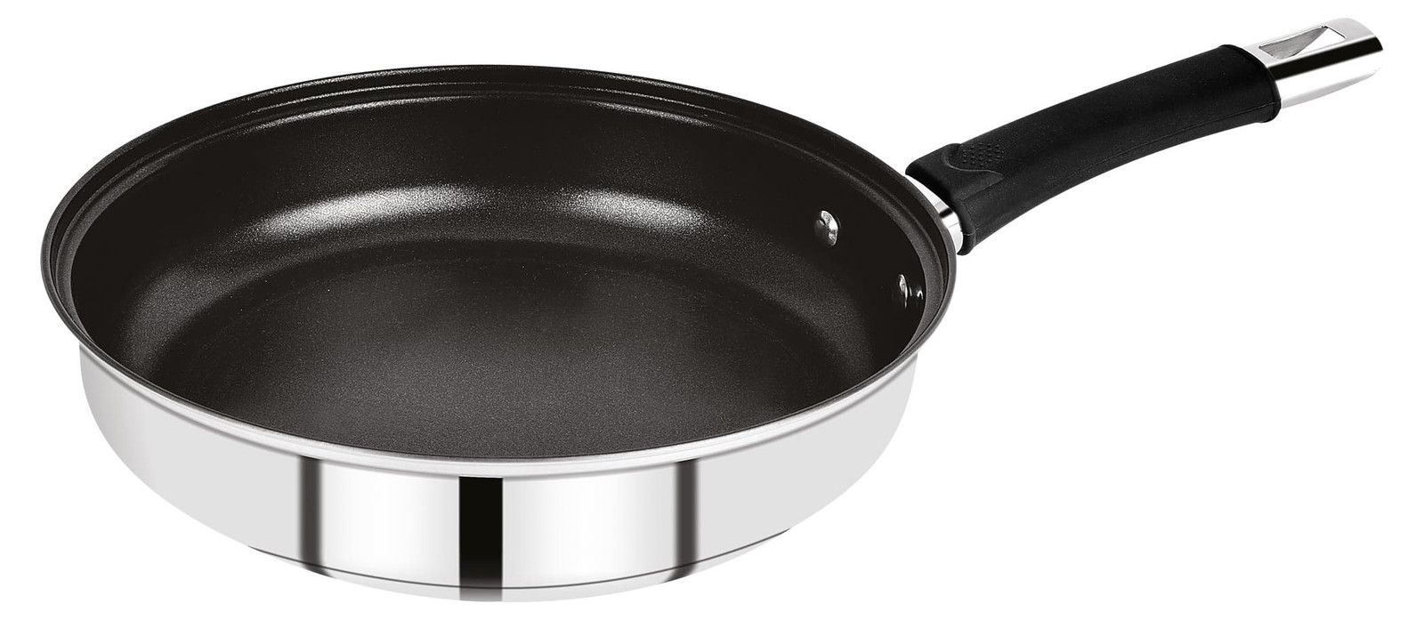 Bergner pan van roestvrij staal, diameter: 24 cm