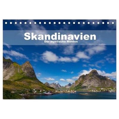 Skandinavien - Der mystische Norden (Tischkalender 2027 DIN A5 quer), CALVENDO Monatskalender