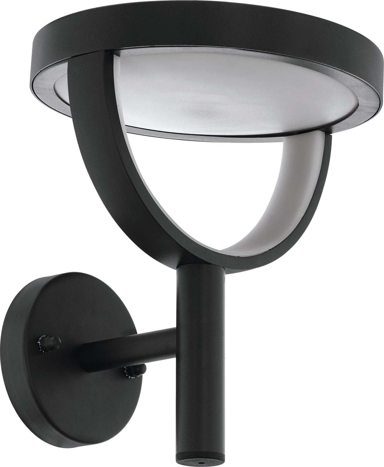 Eglo Francari-C Led Buitenwandlamp, Zwart, Aluminium, IP44