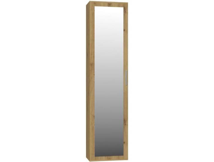 Armoire Duo - Chêne Artisan - Avec Miroir - 2 Portes - Contemporain - Design