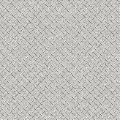 Galerie Wallcoverings Nostalgie Collection Diamond Plate Non-woven Metallic Wallpaper Roll