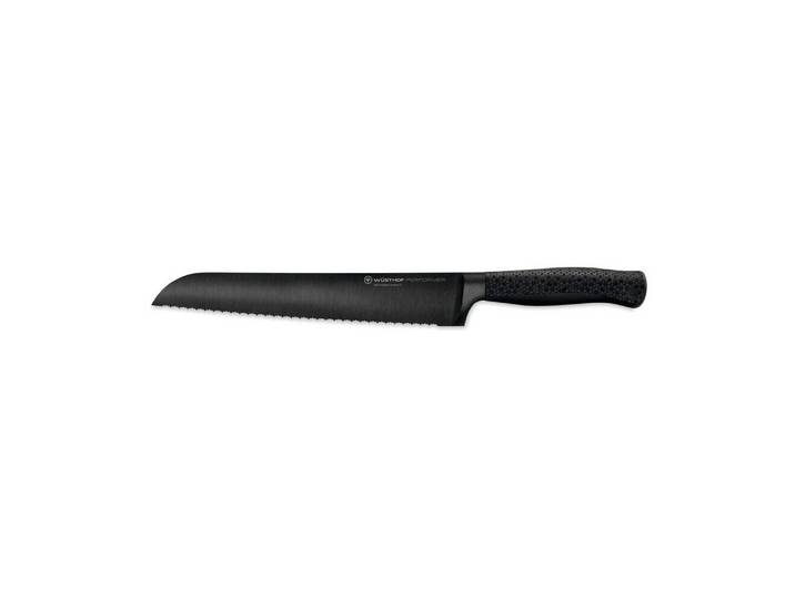 WÜSTHOF Brotmesser Brotmesser 23 cm Performer schwarz, Brotmesser, 34,90cm, glasfaserverstärktes Polyamid, schwarz