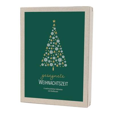 Kartenbox Weihnachten - gesegnete Weihnachtszeit, Karte von , Brunnen Verlag GmbH