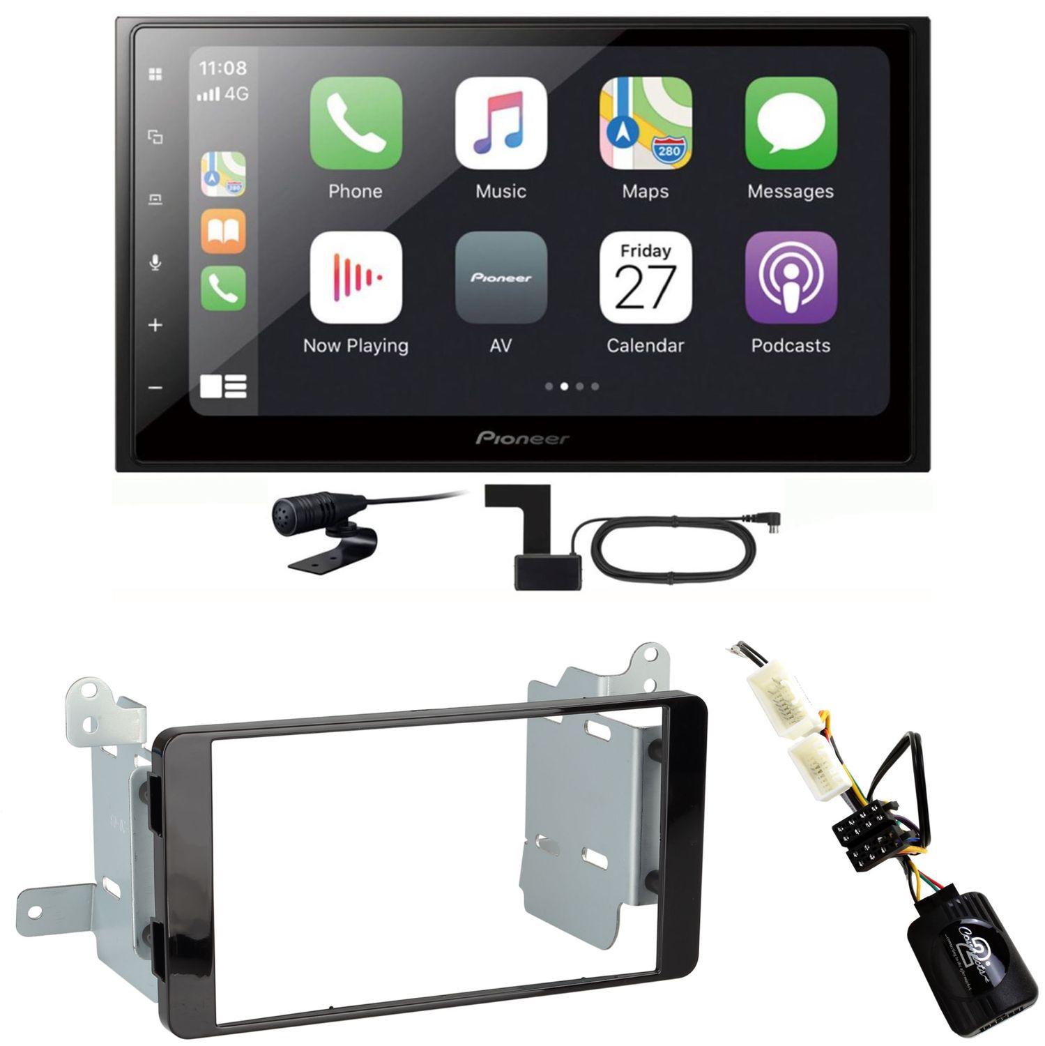 Pioneer SPH-DA250DAB CarPlay Android Auto Einbauset für Mitsubishi L200 ab 2016