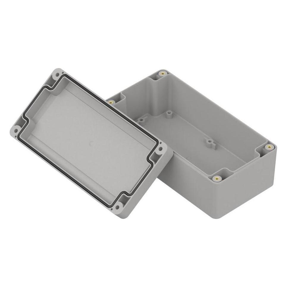 RS PRO Polycarbonat Universal-Gehäuse Hellgrau Auss (ZP160.80.60SJ TM PC)