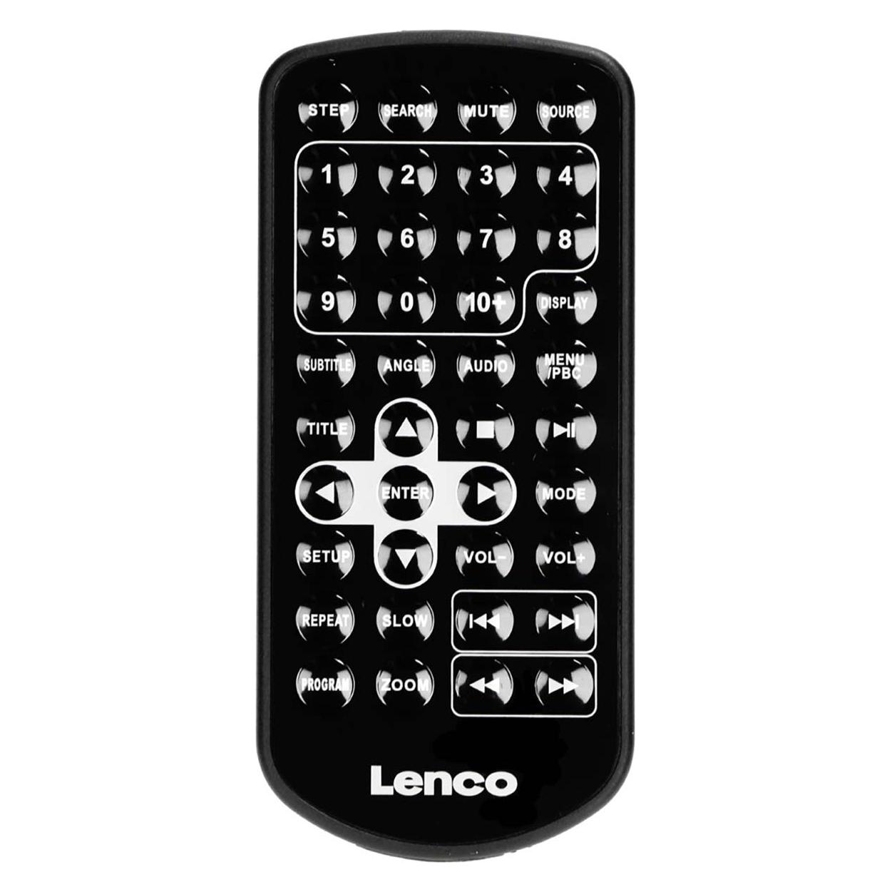 Lenco S000343 - Fernbedienung DVP - B - Schwarz (Gerätespezifische Fernbedienung) (S000343)