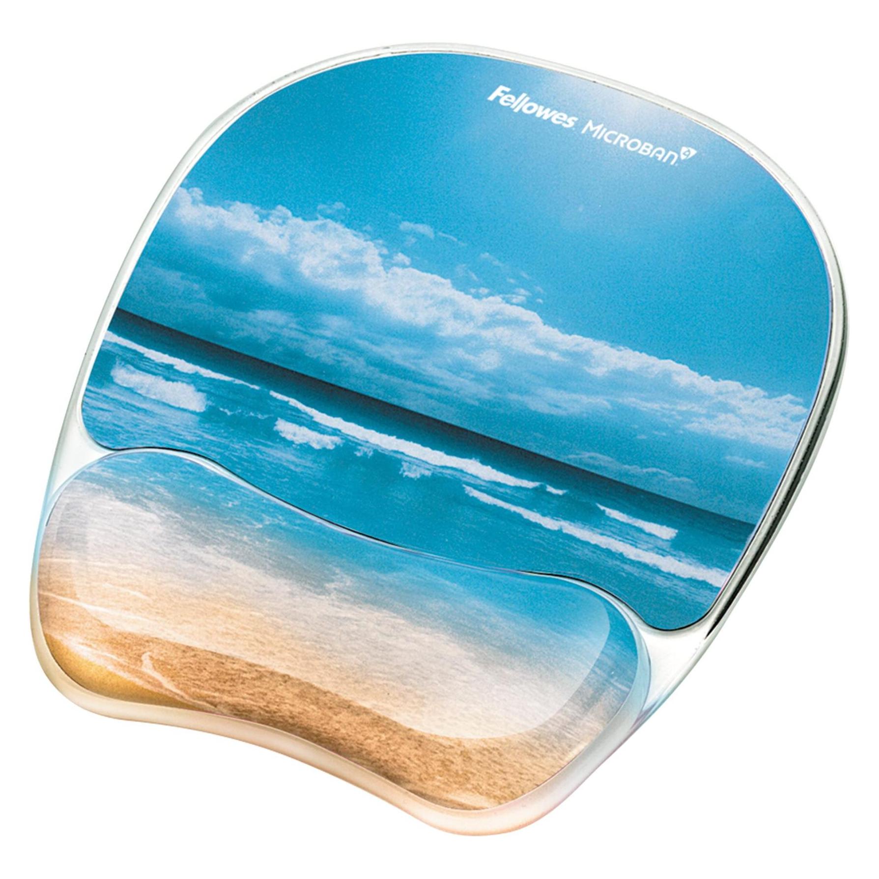 Fellowes Bedruckte Mausmatte Sandstrand Blau (S) (9179301)
