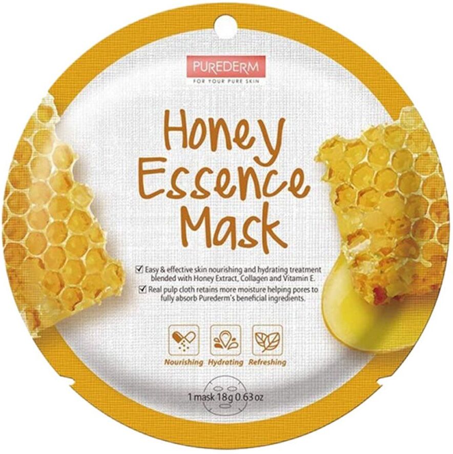 PUREDERM Honey Essence Sheet Mask 18g