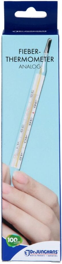 Fieberthermometer Analog Mit Glaskörper 1stk