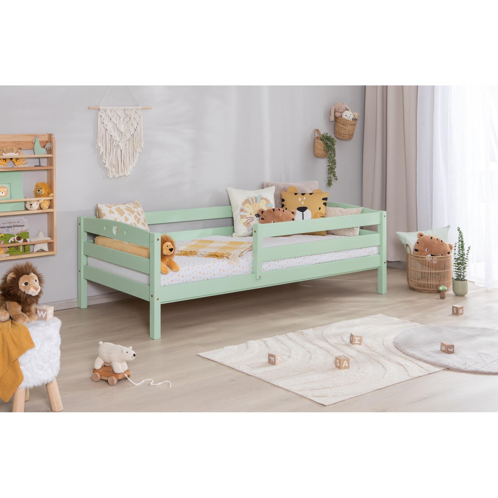 TiCAA Einzelbett „Eli“, Kinderbett, Jugendbett, Schlafzimmer, Kinderzimmer