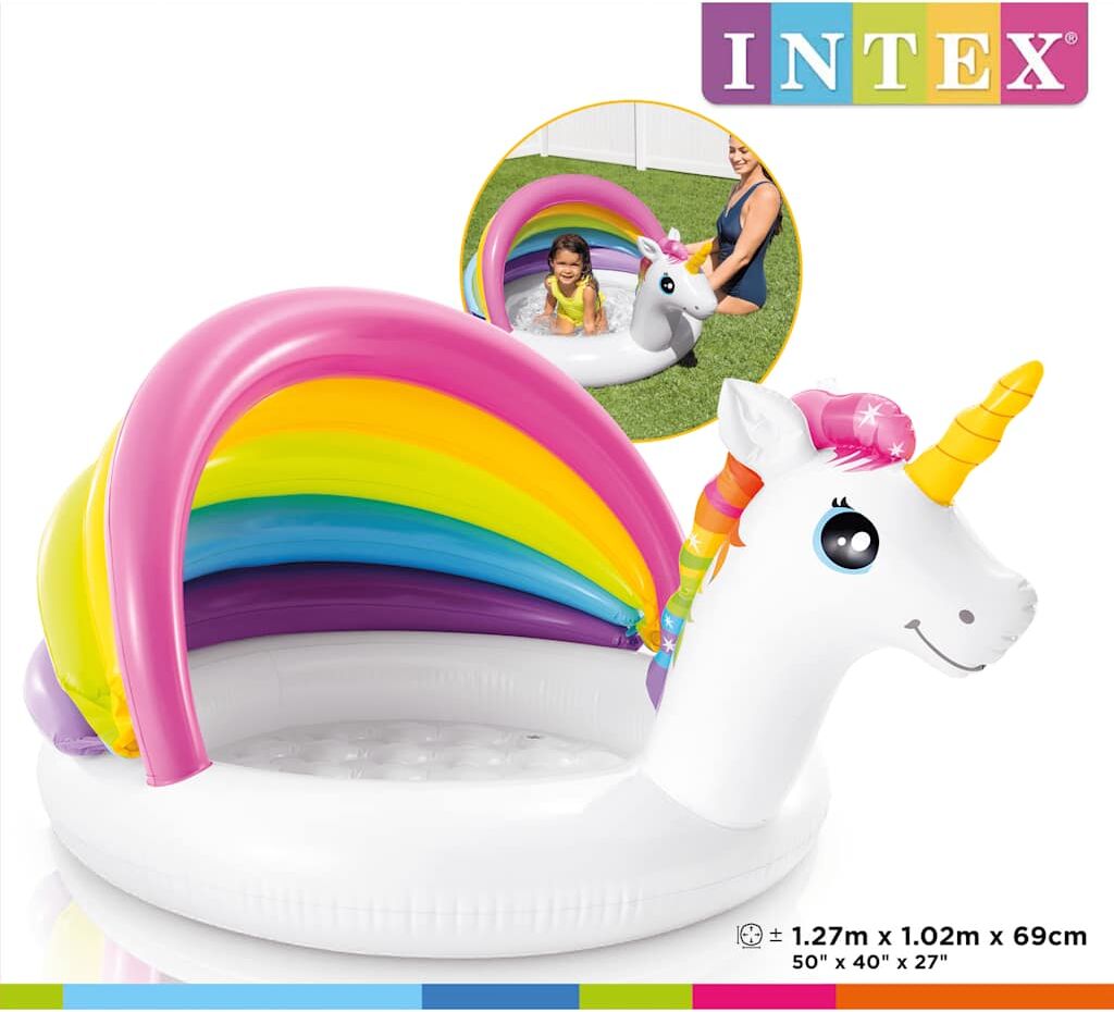 INTEX Piscine pour bébé Unicorn 127x102x69 cm