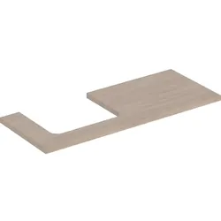 Geberit ONE WT-Platte, Ausschnitt li, für AWT 120x3x47cm, Eiche