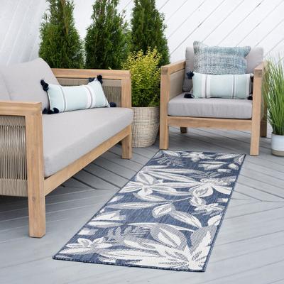 Alise Rugs Exo Coastal Floral Indoor/Outdoor Area Rug