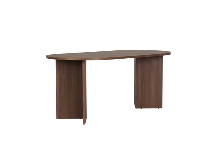 Table à manger ovale 180 décor noyer