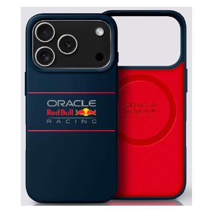 Red Bull Silicone Horizontal Centered Logo MagSafe Case for iPhone 17 Pro Navy Blue (Apple iPhone 17 Pro) (RBHMP17L24SIHSRV)