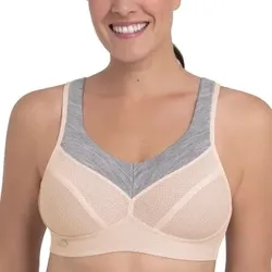 Anita BH Active Wool Sport Bra Rosa/Grau E 75 Damen