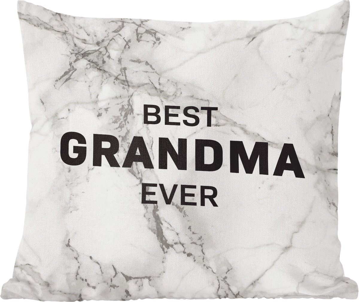 Sierkussen Oma Best Grandma Ever Quotes - 50 x 50 cm