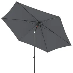 Doppler Marktschirm myZone PushUp Ø 300 cm Aluminium Grau Anthrazit