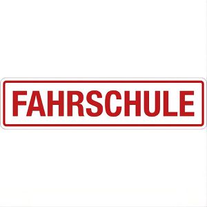 SafetyMarking Fahrzeugkennzeichnung Fahrschule, 49,5 x 11 cm, aus Folie, magnetisch