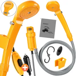 Deuba Campingdusche Tauchpumpe 12 V Camping Auto Outdoordusche