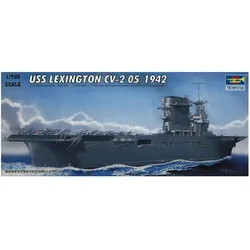 Trumpeter USS Lexington CV-2 05/1942 mit Flugzeugen und Wasserfläche!!!!