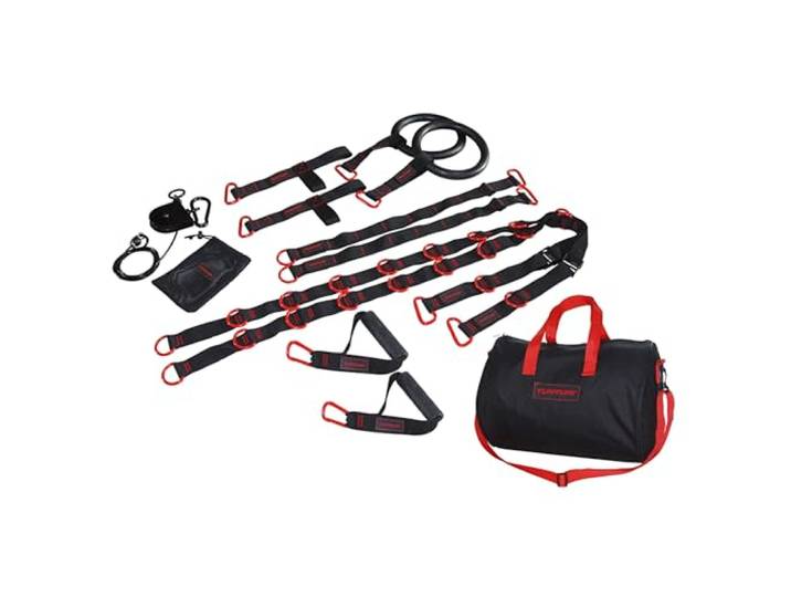 Tunturi Functional Training Set 6 teilig, Suspension Functional Training Ausrüstung für Outdoor und Indoor,