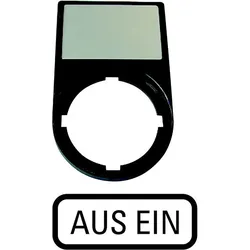 Eaton Tastenzusatzschildträger AUS EIN M22S-ST-D10