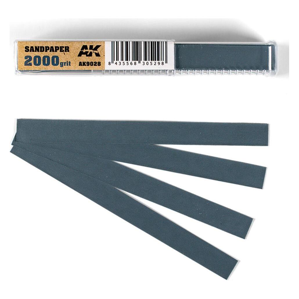 AK Interactive Wet Sandpaper 2000 grit x 50 units (2000) (AK9028)