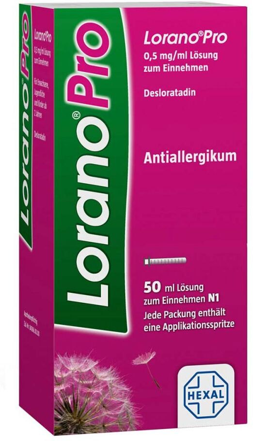 Lorano®Pro 0,5 mg/ml Lösung zum Einnehmen