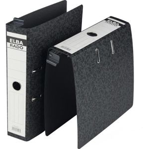 Elba Hängeordner 81417, rado, A4, 7,5cm breit, Hartpappe, schwarz