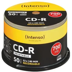 Intenso CD-Rohlinge »Printable CD-R« silber