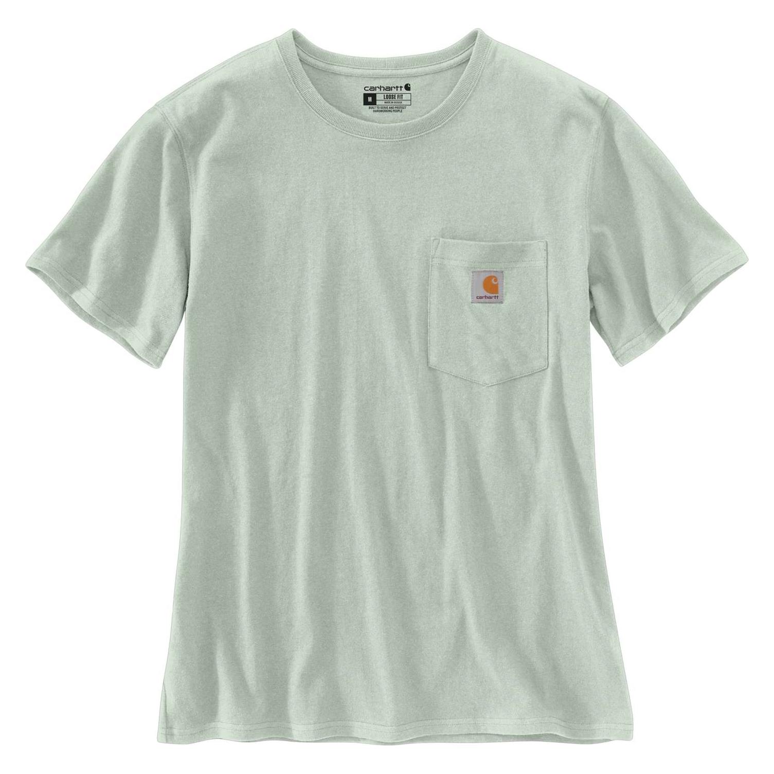 Carhartt Koszulka Iconic WK87 Pocket SMOKED TEAL (XL) (67414093)