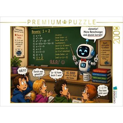 CALVENDO Puzzle Mathematik macht Spaß - wenn's doch nur richtig wäre! | 2000 Teile Lege-Größe 90 × 67 cm Foto-Puzzle für glückliche Stunden