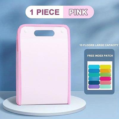 A4-Aktenordner-Organizer, erweiterbarer Akkordeon-Dokumentenhalter mit 13 Fächern für den Schulanfang, Aufbewahrungstasche für Prüfungsunterlagen